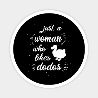 Frauen Dodo Liebhaber Ausgestorben Design Magnet